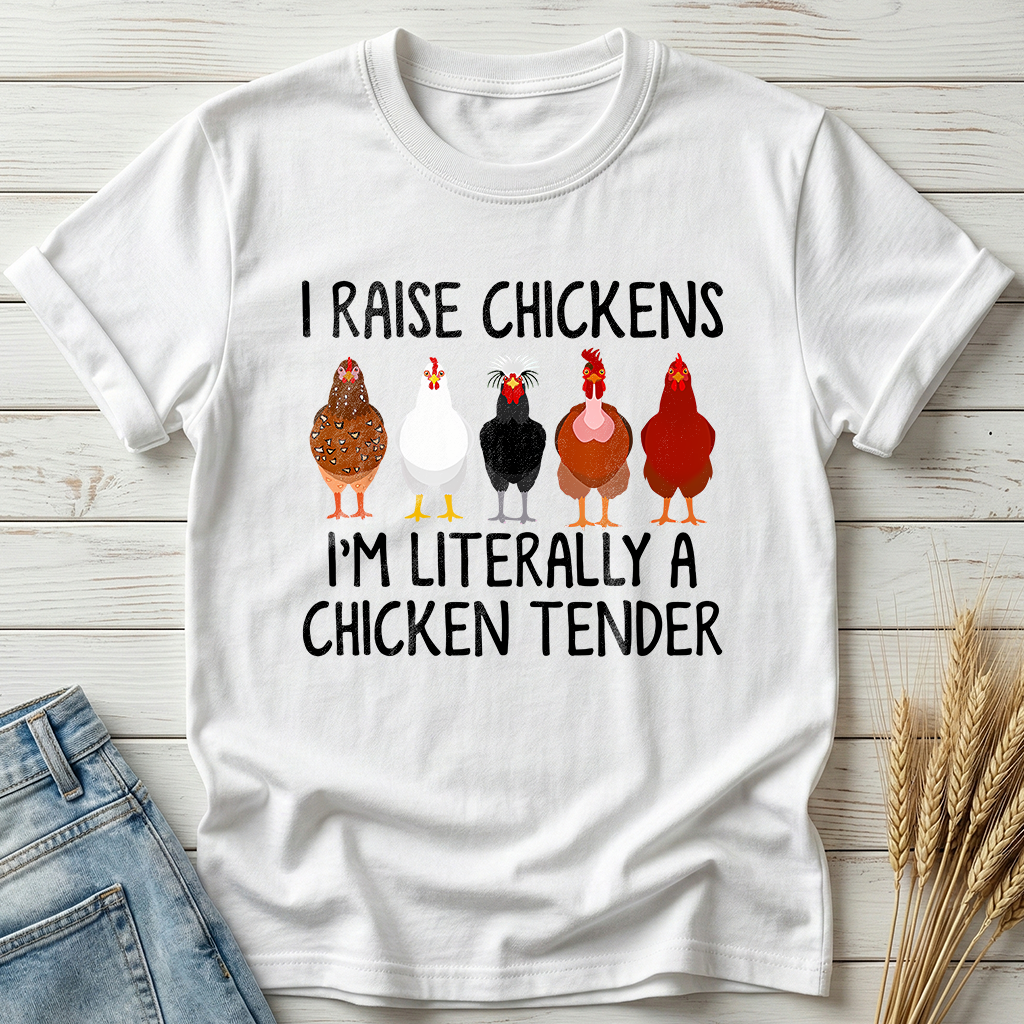 I Raise Chickens I'm Literally A Chicken Tender Classic Tee