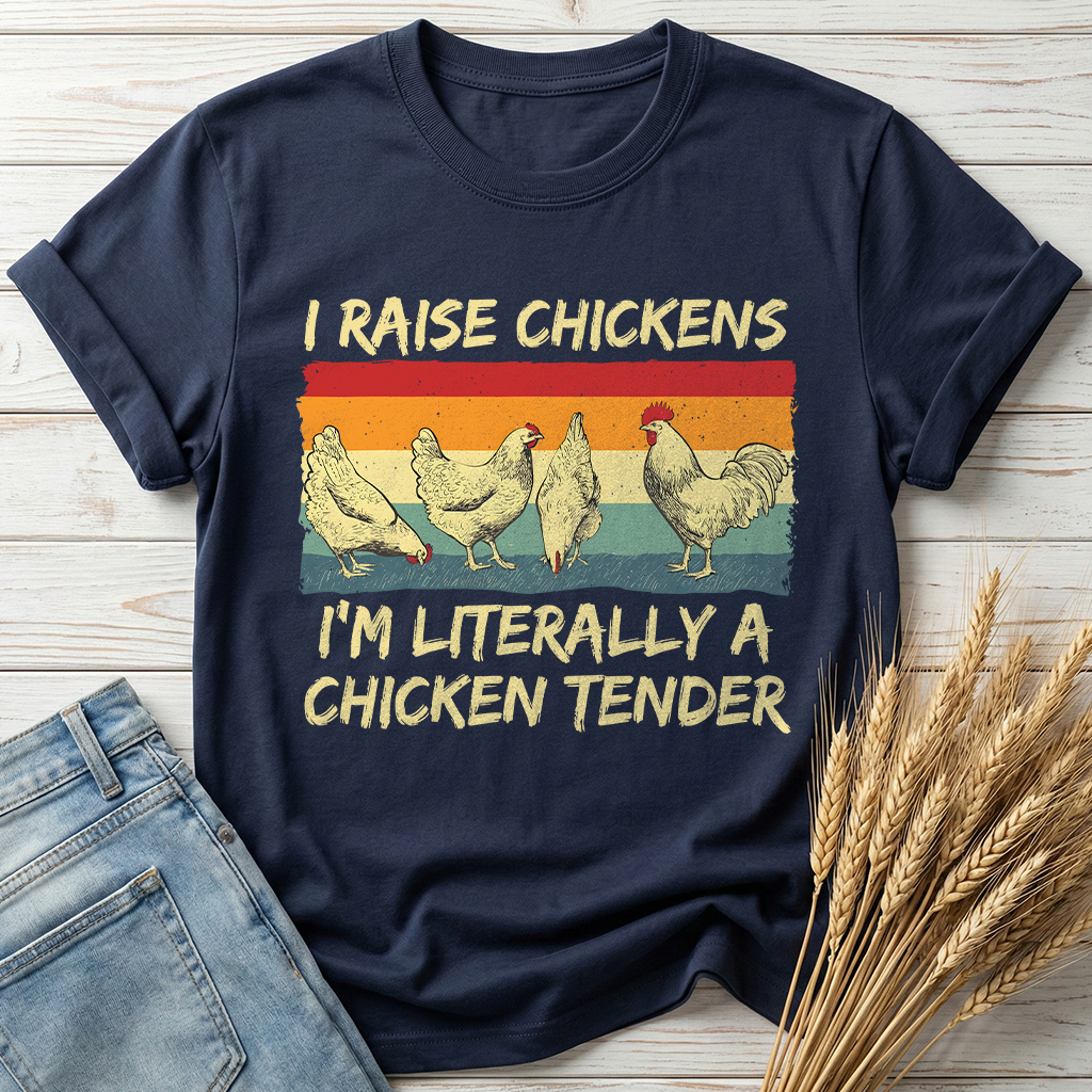 I Raise Chickens I'm Literally A Chicken Tender Classic Tee
