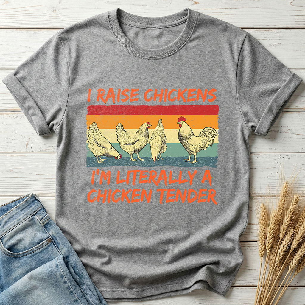 I Raise Chickens I'm Literally A Chicken Tender Classic Tee