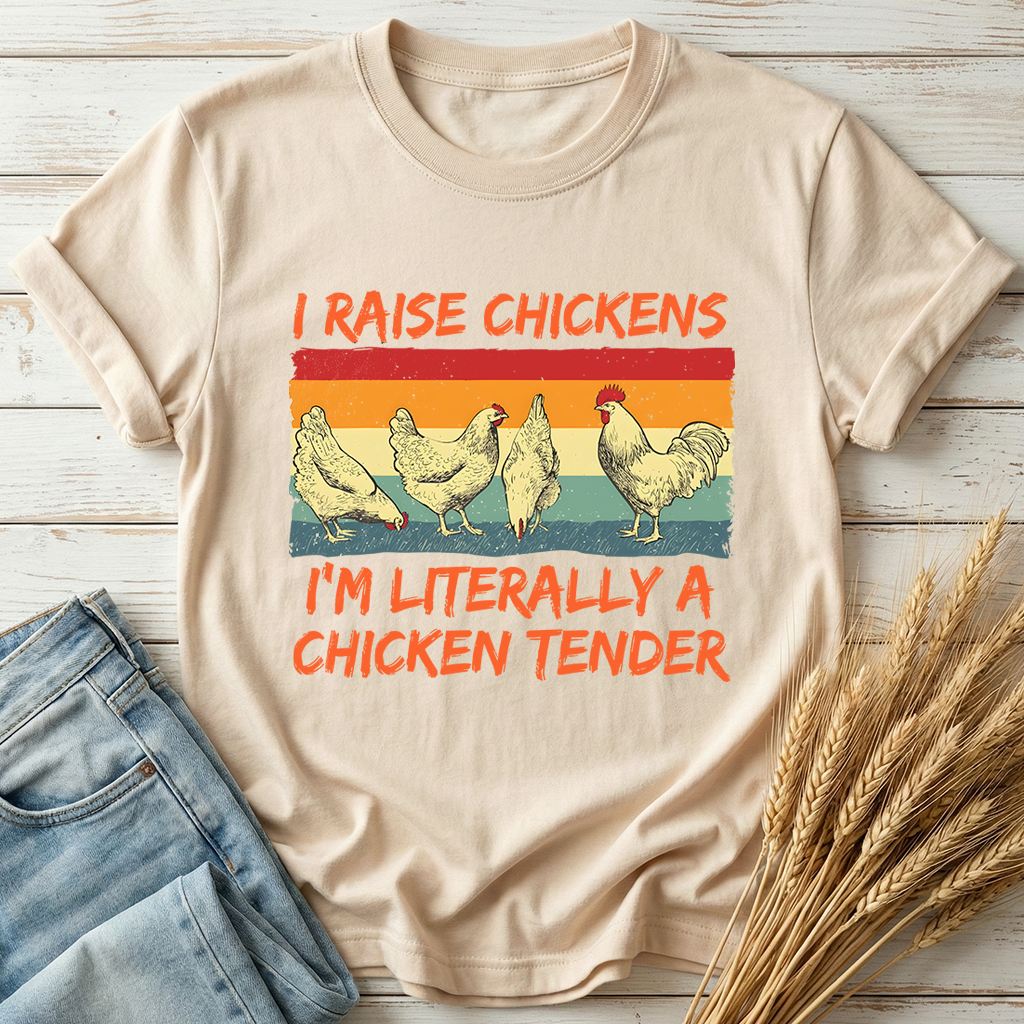 I Raise Chickens I'm Literally A Chicken Tender Classic Tee