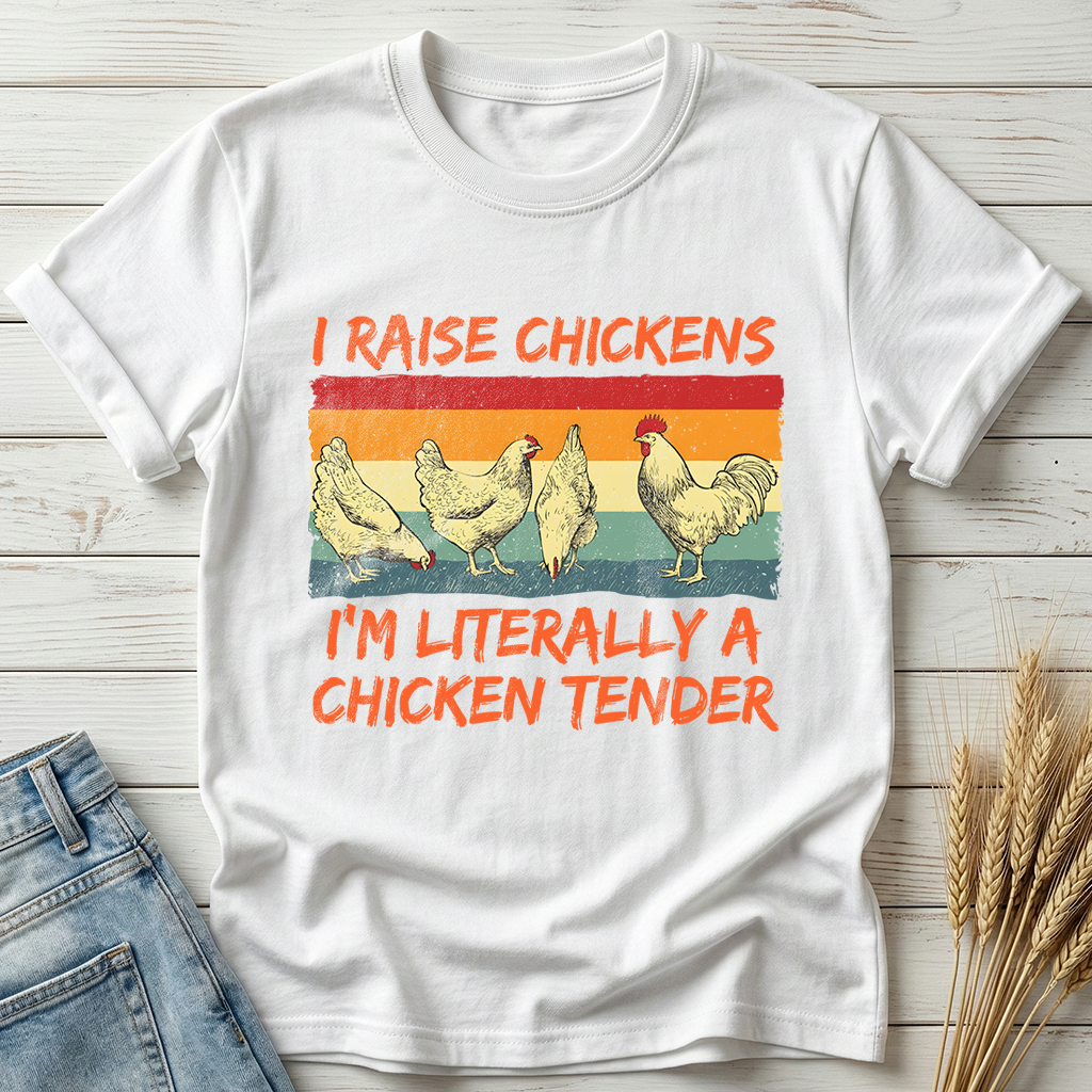 I Raise Chickens I'm Literally A Chicken Tender Classic Tee