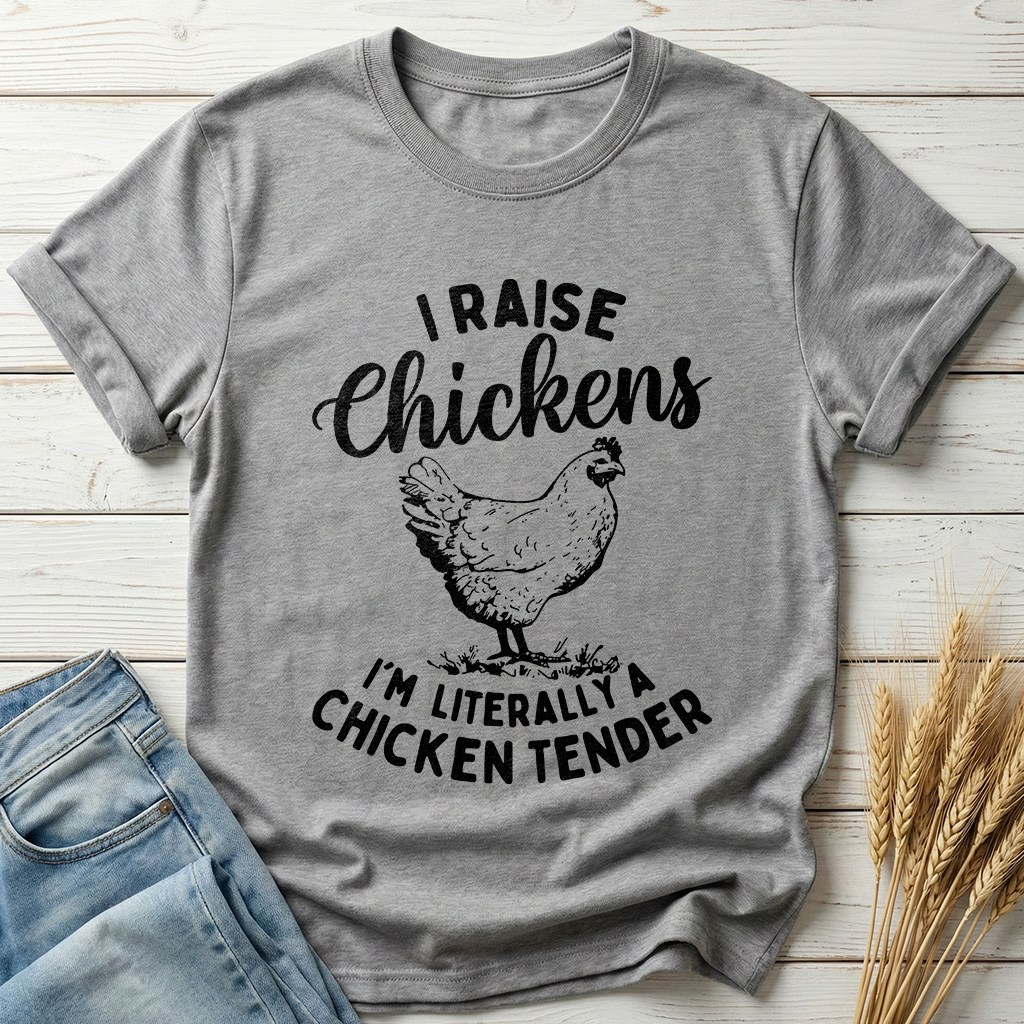 I Raise Chickens I'm Literally A Chicken Tender Classic Tee