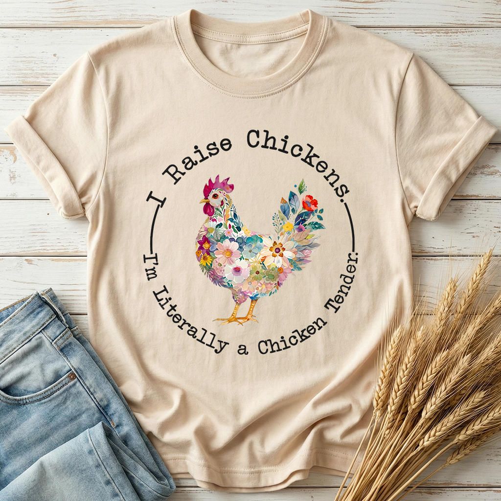 I Raise Chickens I'm Literally A Chicken Tender Classic Tee