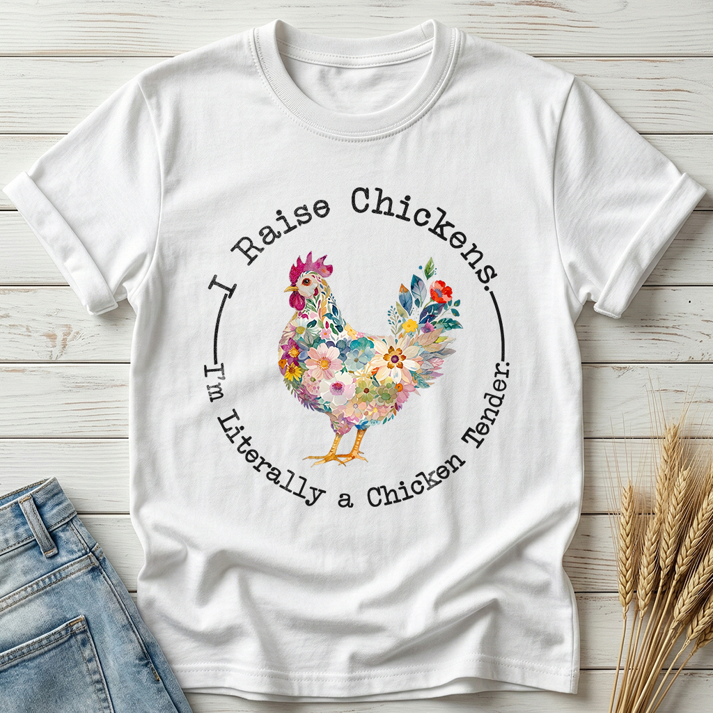 I Raise Chickens I'm Literally A Chicken Tender Classic Tee