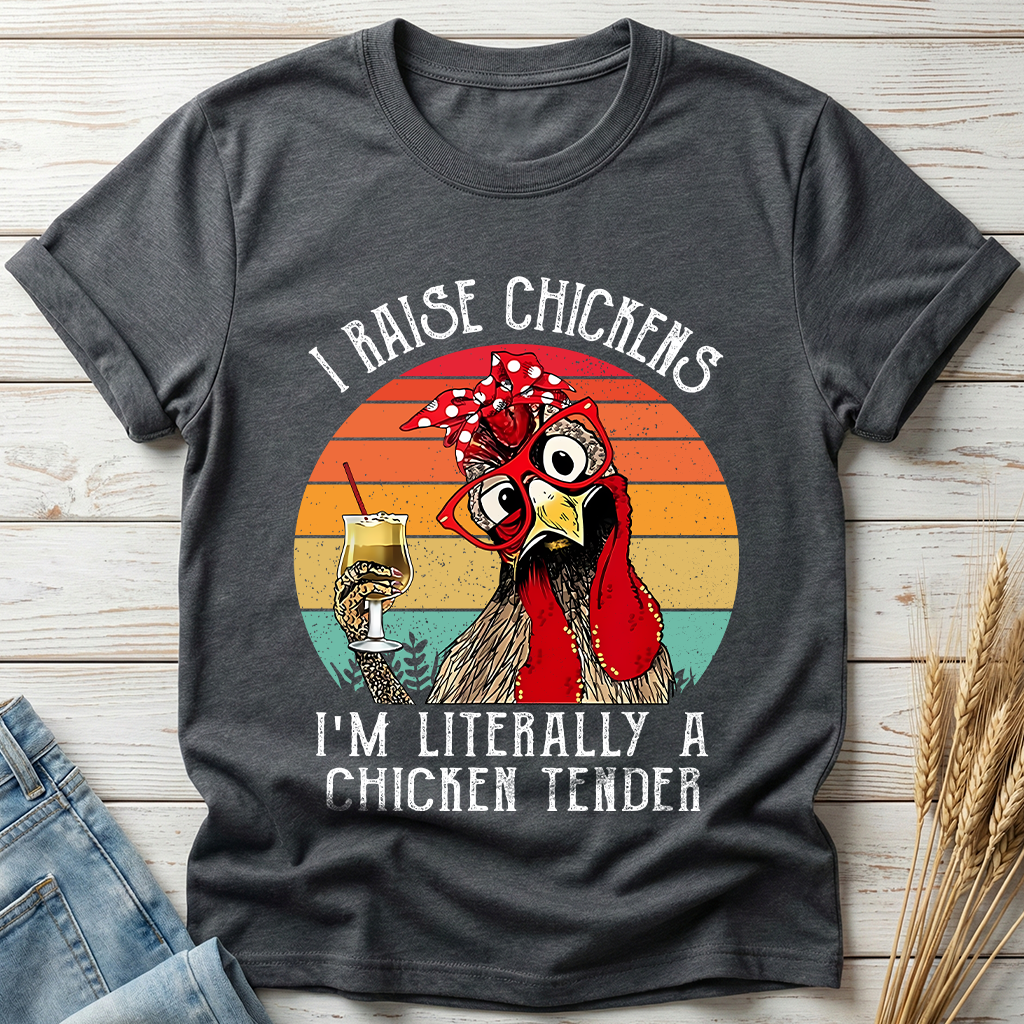 I Raise Chickens I'm Literally A Chicken Tender Classic Tee