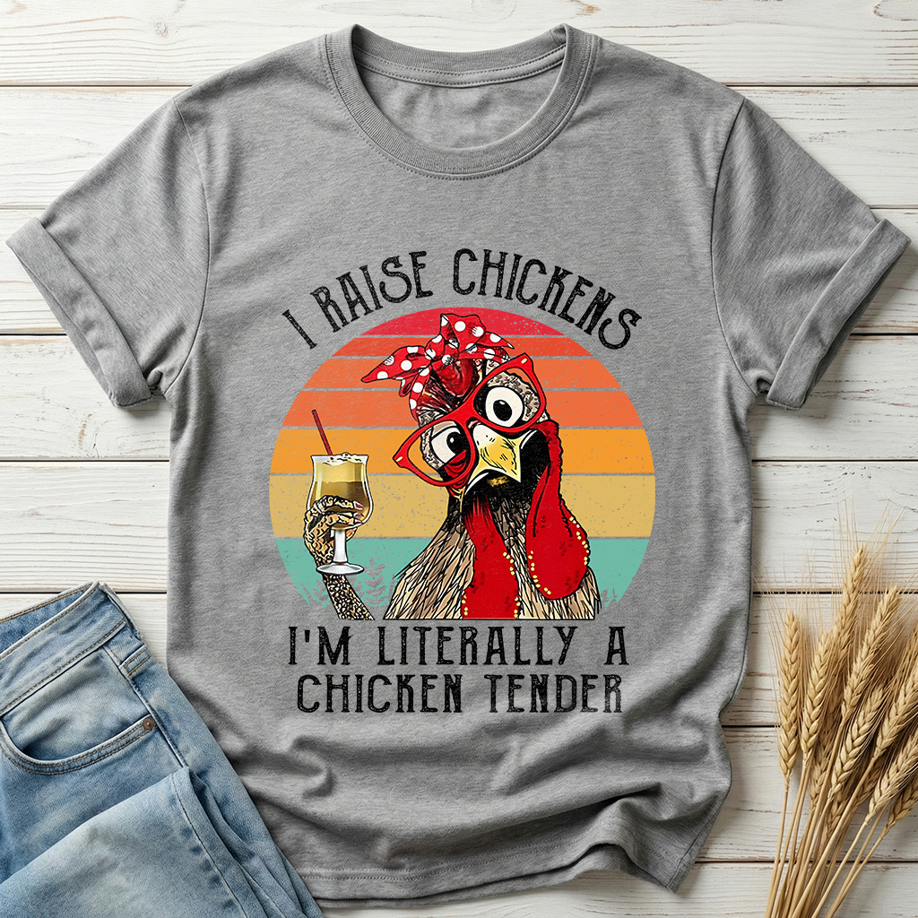 I Raise Chickens I'm Literally A Chicken Tender Classic Tee