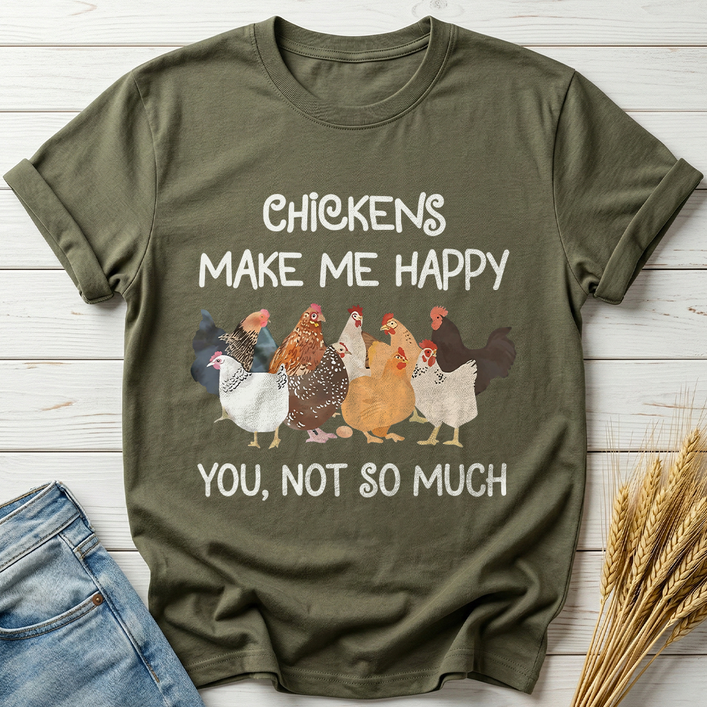 Chicken Make Me Happy Classic Tee