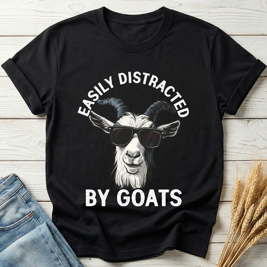 Easily Distracted By Goats Classic Tee