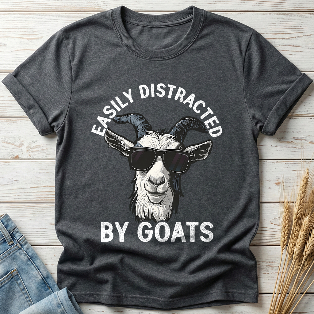 Easily Distracted By Goats Classic Tee