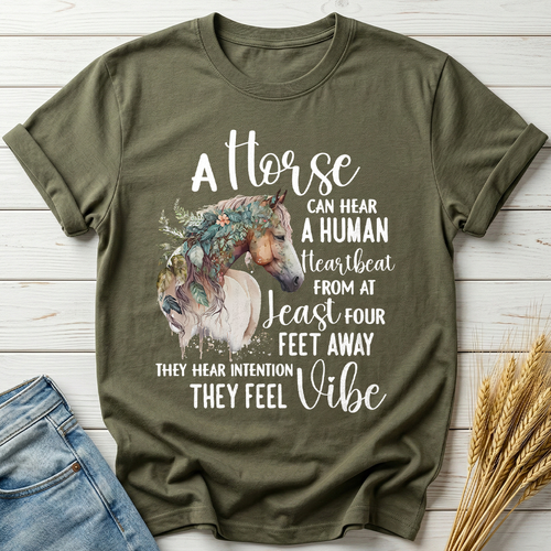 A Horse Can Hear A Human Heartbeat Classic Tee