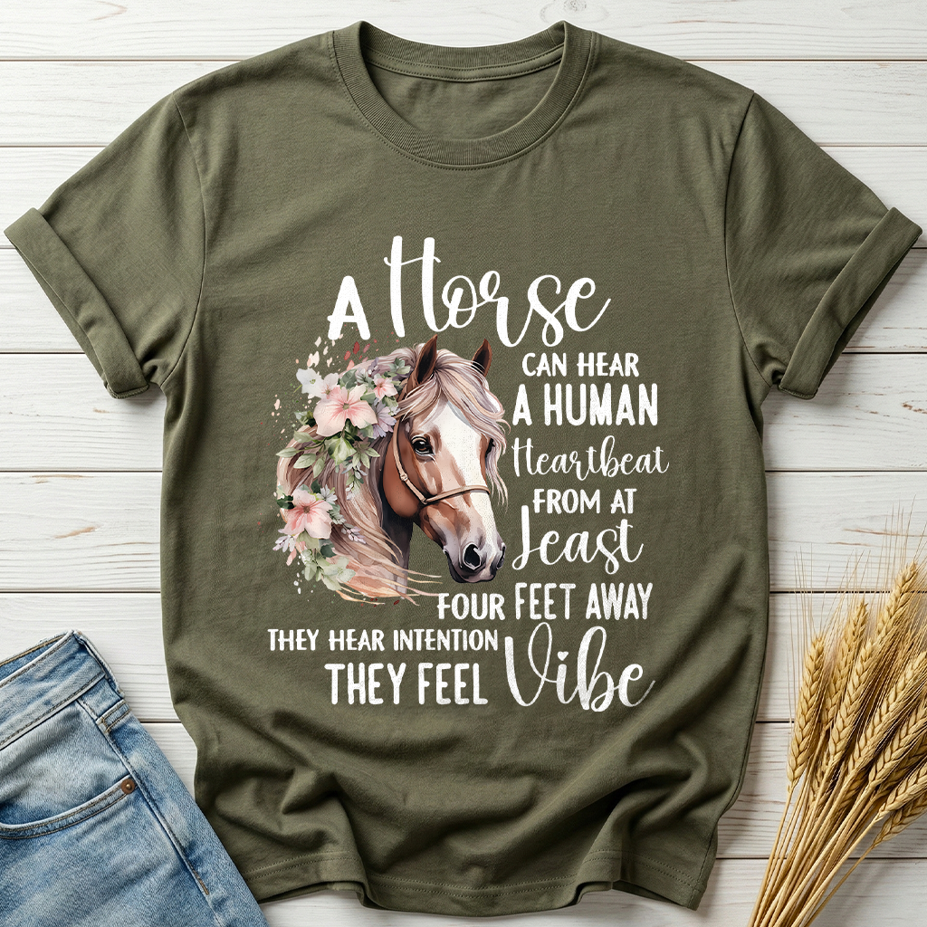 A Horse Can Hear A Human Heartbeat Classic Tee