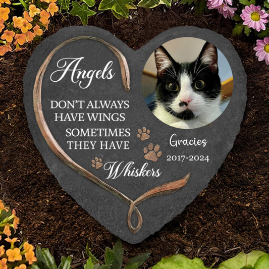 Personalized Cat Memorial Stone For Loss Of Cat