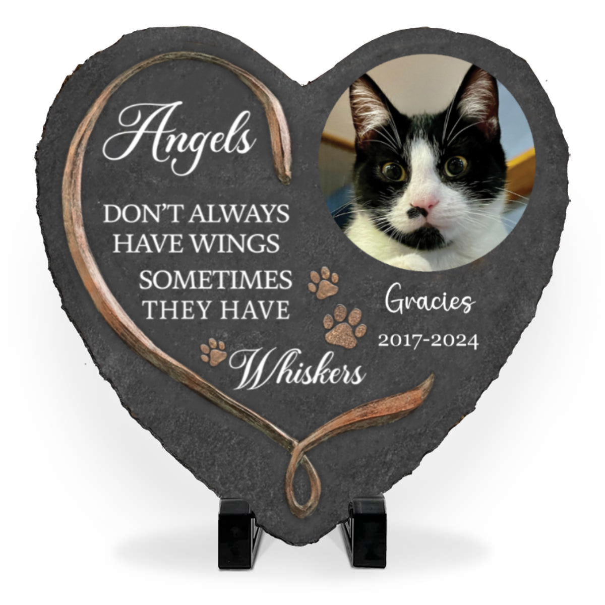 Personalized Cat Memorial Stone For Loss Of Cat